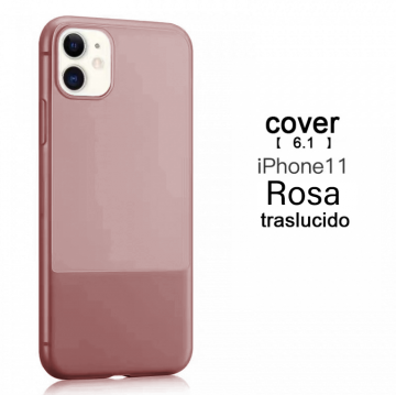 cover ita custodia in silicone traslucido per iphone 11 6.1"