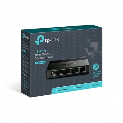 Tp-link tl-sf1016d desktop switch 16-port 10/100mbps