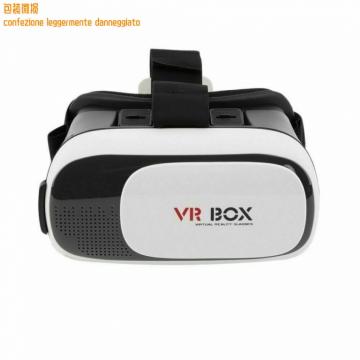 Visore Vr Box 3D Realtà Virtuale Video Occhiali Per Smartphone Apple Android cir