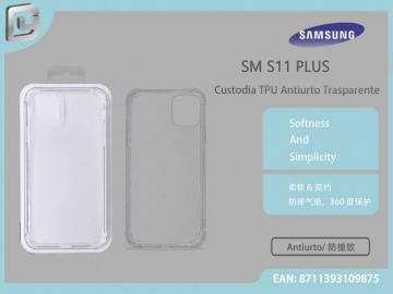 CUSTODIA TPU ANTIURTO TRASPARENTE SAMSUNG S11 PLUS